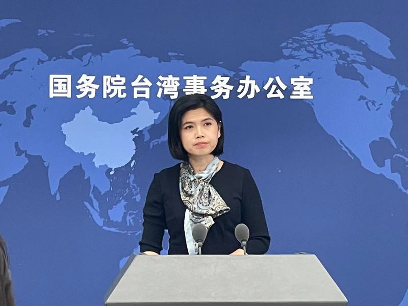 中國大陸國台辦發言人朱鳳蓮。 (圖：中央社)