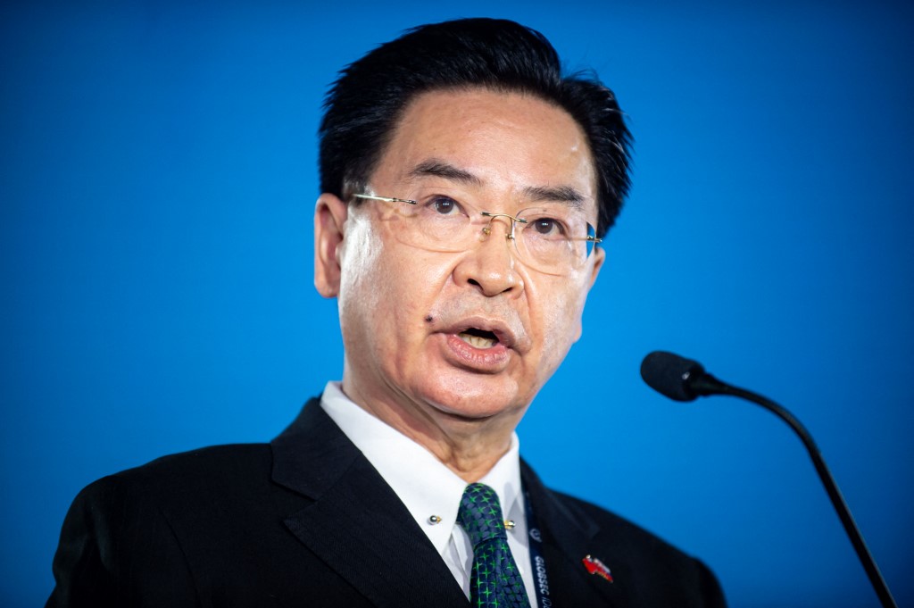 外交部長吳釗燮。(AFP)