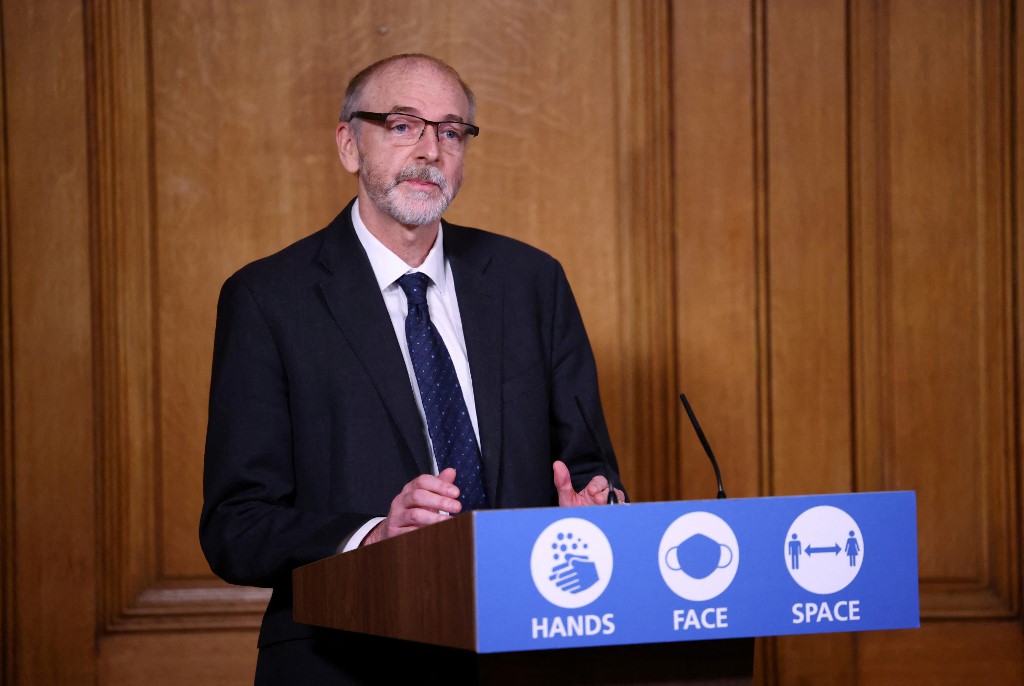 英國疫苗專家波拉德(Andrew Pollard)。 (AFP)