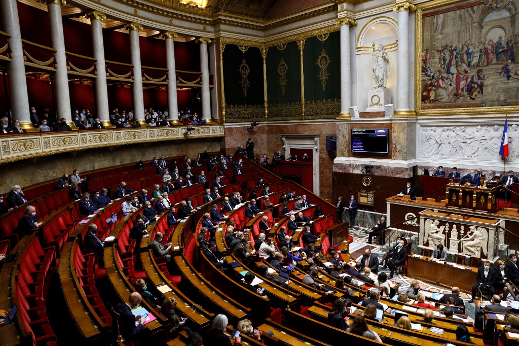 法國國民議會壓倒性通過反外國干涉法。示意圖。 (AFP)