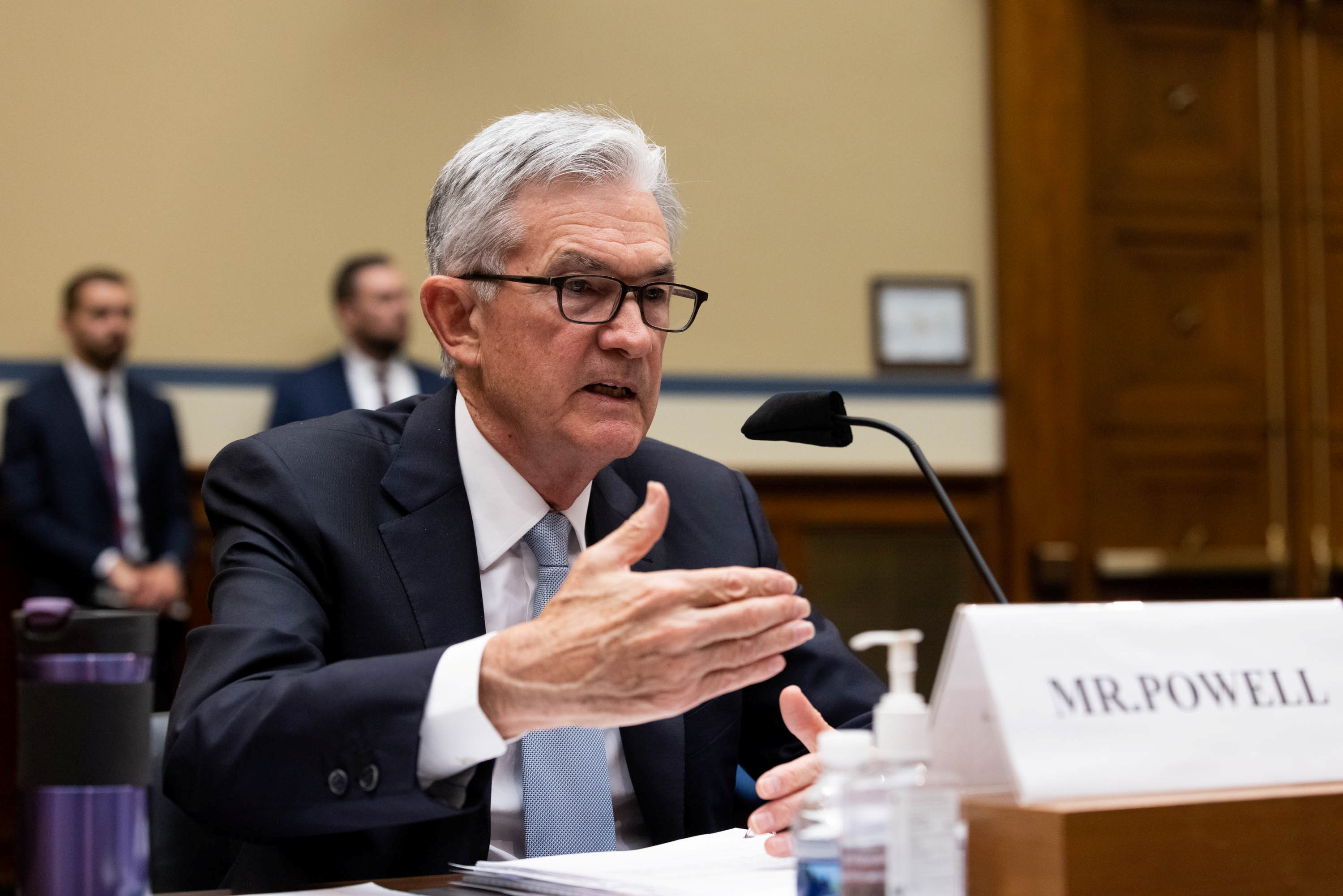 美國聯邦準備理事會(Fed)主席鮑爾(Jerome Powell)。 (RT/達志影像)