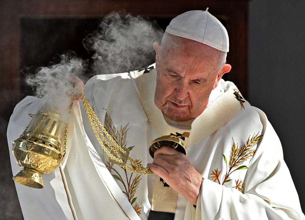 羅馬天主教教宗方濟各(Pope Francis)。(AFP)