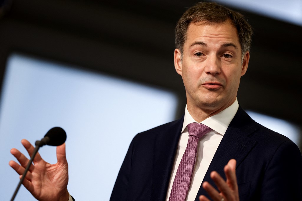 比利時總理德克魯（Alexander De Croo）。 (AFP)