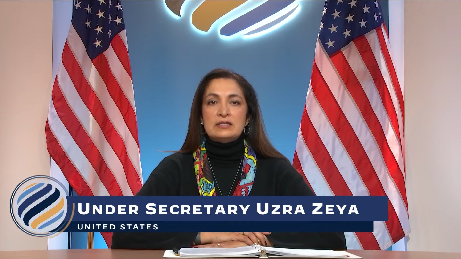 美國國務次卿澤雅（Uzra Zeya）。 (圖:澤雅推特)