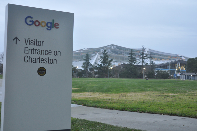 谷歌（Google）矽谷總部正在拓建新的辦公園區，周邊附近早已密布谷歌辦公室。(圖：中央社)