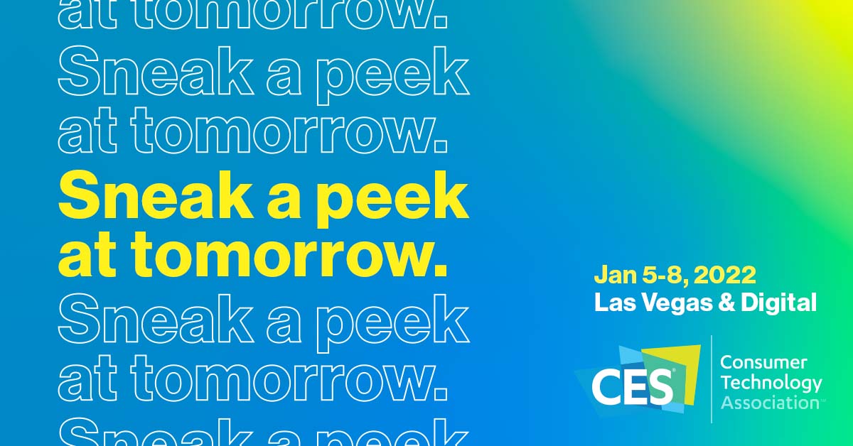 2022年消費電子展(CES)下個月5日在拉斯維加斯登場。 (圖:CES)