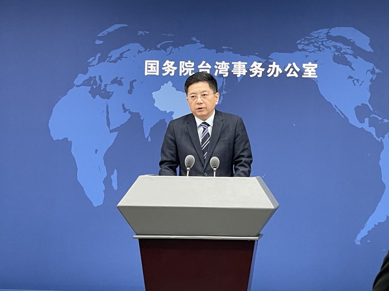 中國大陸國台辦發言人馬曉光。 (圖：中央社檔案照片)