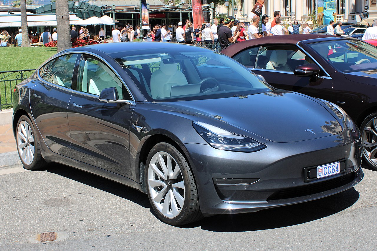 特斯拉Model 3。(圖：維基百科)