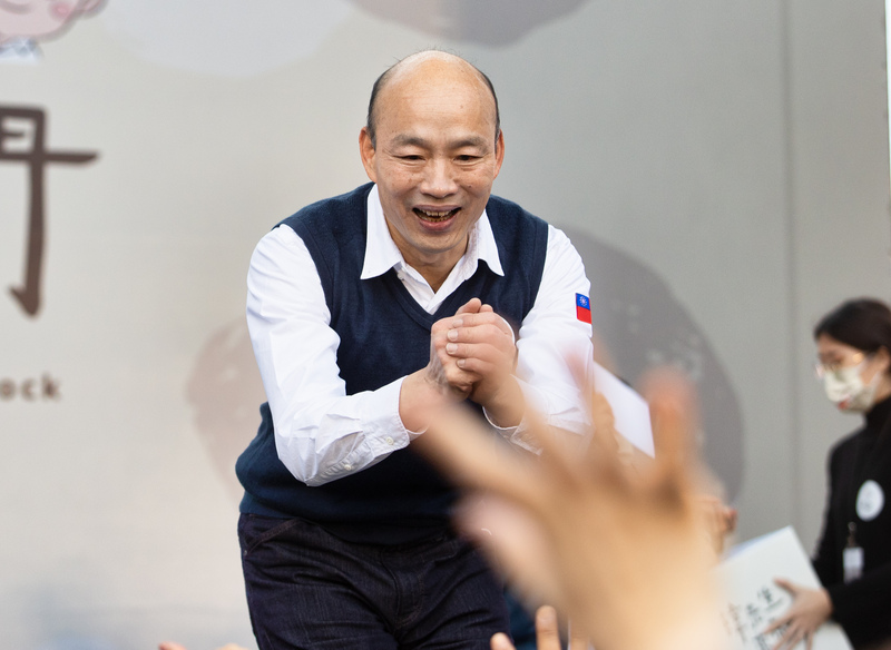 前高雄市長韓國瑜5日將為國民黨新竹市長候選人林耕仁站台。(圖：中央社)