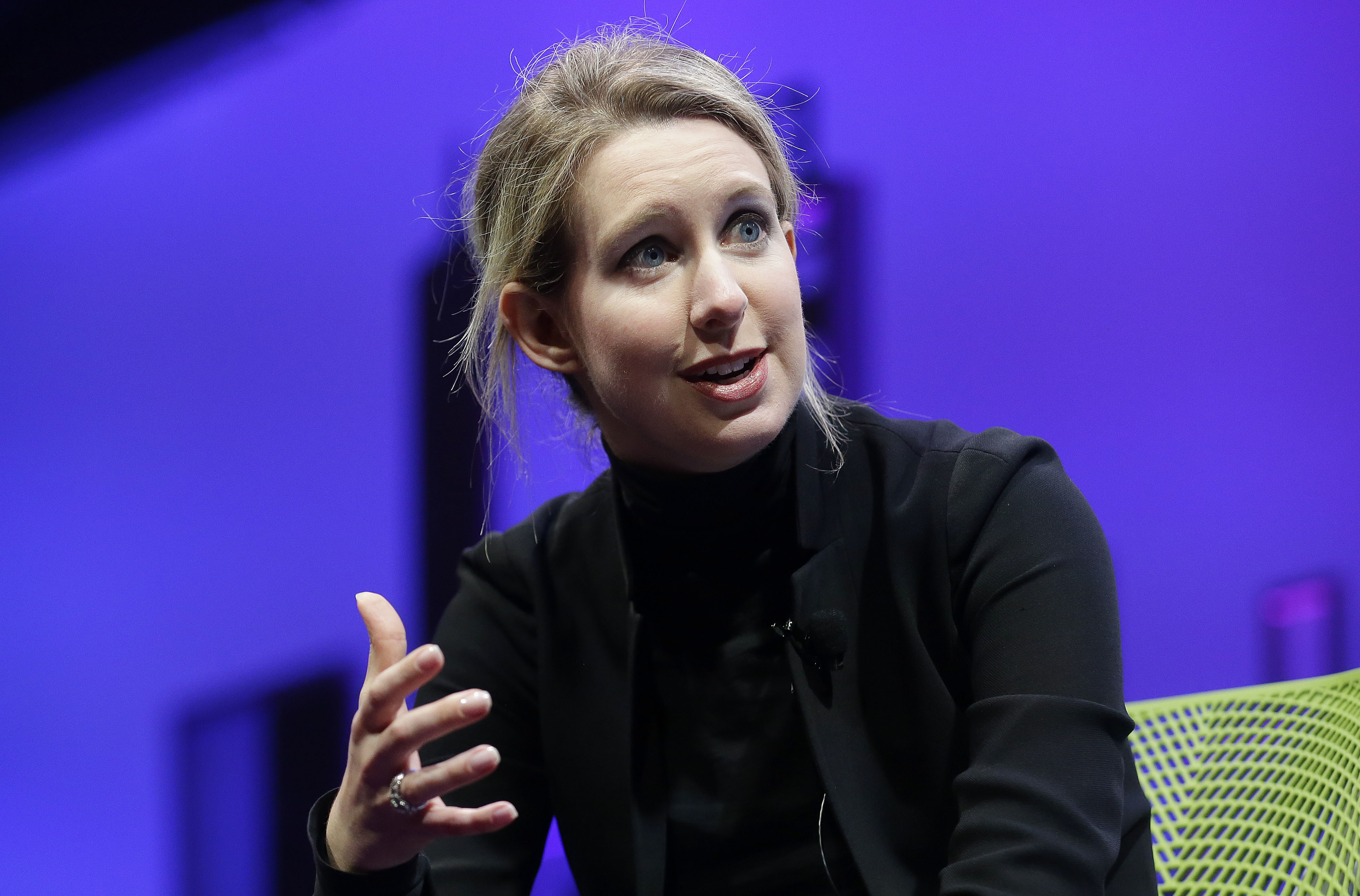 血液檢測公司Theranos創辦人荷姆斯(Elizabeth Holmes)。 (AP/達志影像)