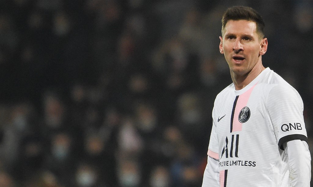 足球巨星梅西（Lionel Messi）。 (AFP)