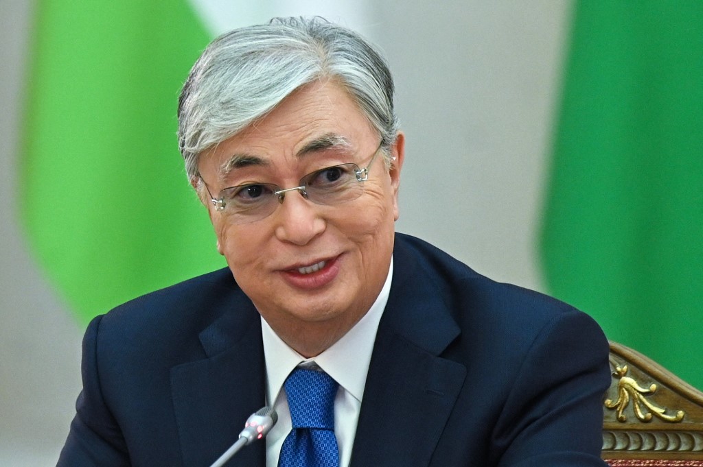 哈薩克總統托卡葉夫(Kassym-Jomart Tokayev)。(AFP)