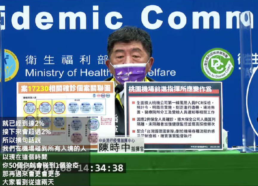 陳時中強調，升級與降級屬於中央權責，中央會審時度勢，做最好的判斷、研擬對策。(圖擷自YouTube)