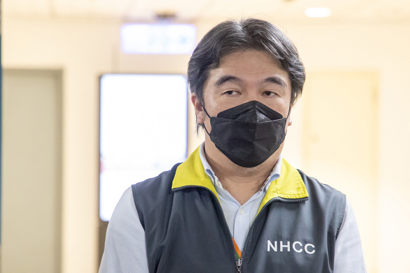 桃園國際機場前進指揮所指揮官王必勝。(圖：中央社)