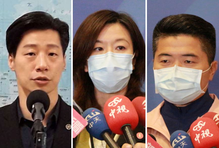 罷免補選齊發結果今晚揭曉 3位當事人林昶佐(左)林靜儀(中)顏寬恒(右)一早投票心情都相同(圖取自中央社／合成)