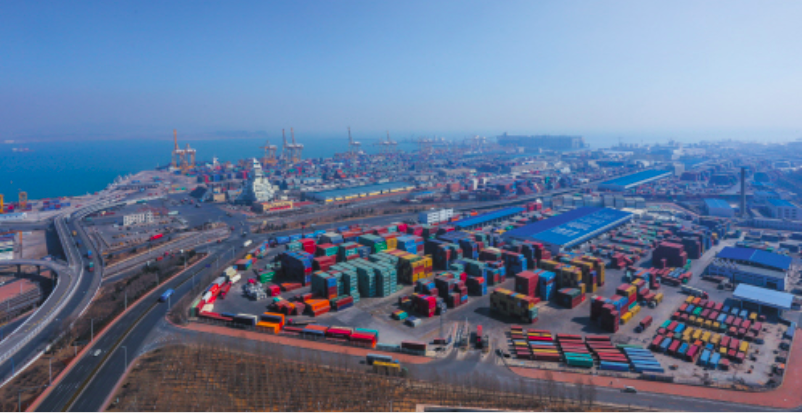 中國毗鄰北韓的重要口岸大連港。（圖：中國海關網）