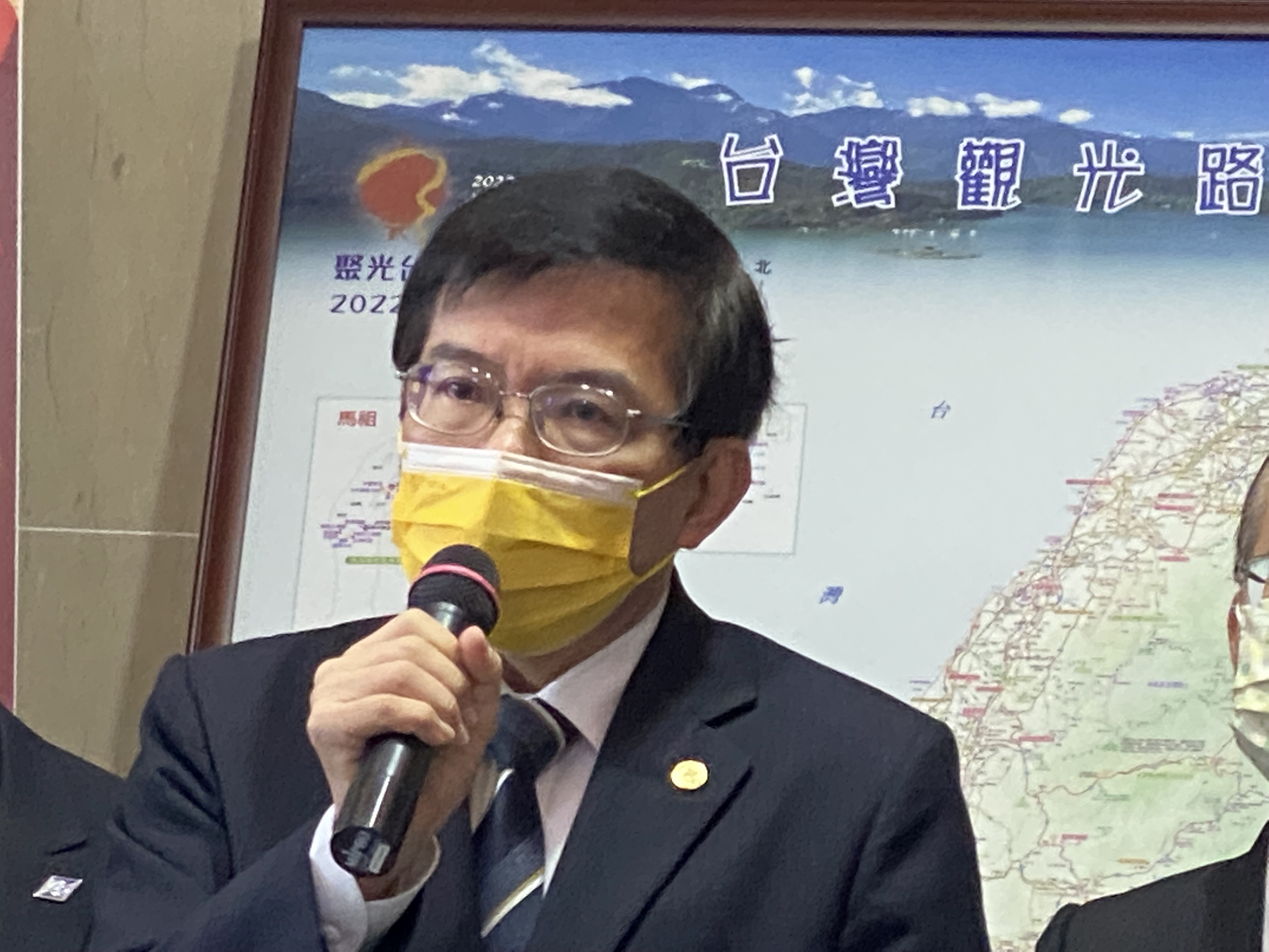 交通部長王國材（圖）18日宣示台鐵三大改革。（吳琍君  攝）