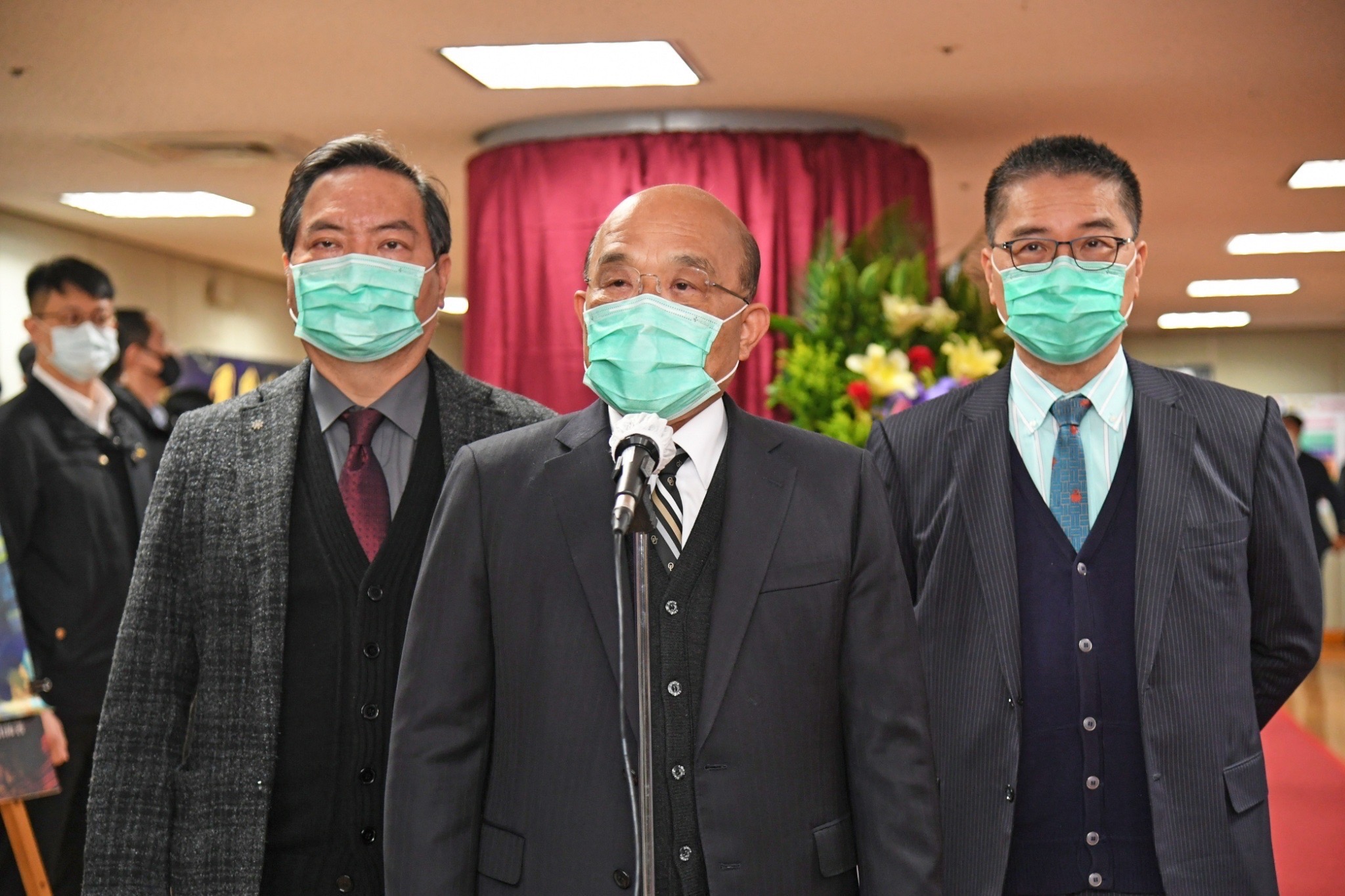 行政院長蘇貞昌20日表示，國內疫情還在控制範圍內，確診個案有跡可循，並沒有升級的計畫。(資料照/行政院提供)