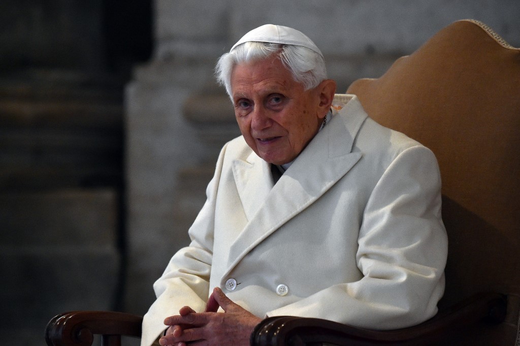 天主教前教宗本篤十六世(Pope Benedict XVI) (資料照/AFP)