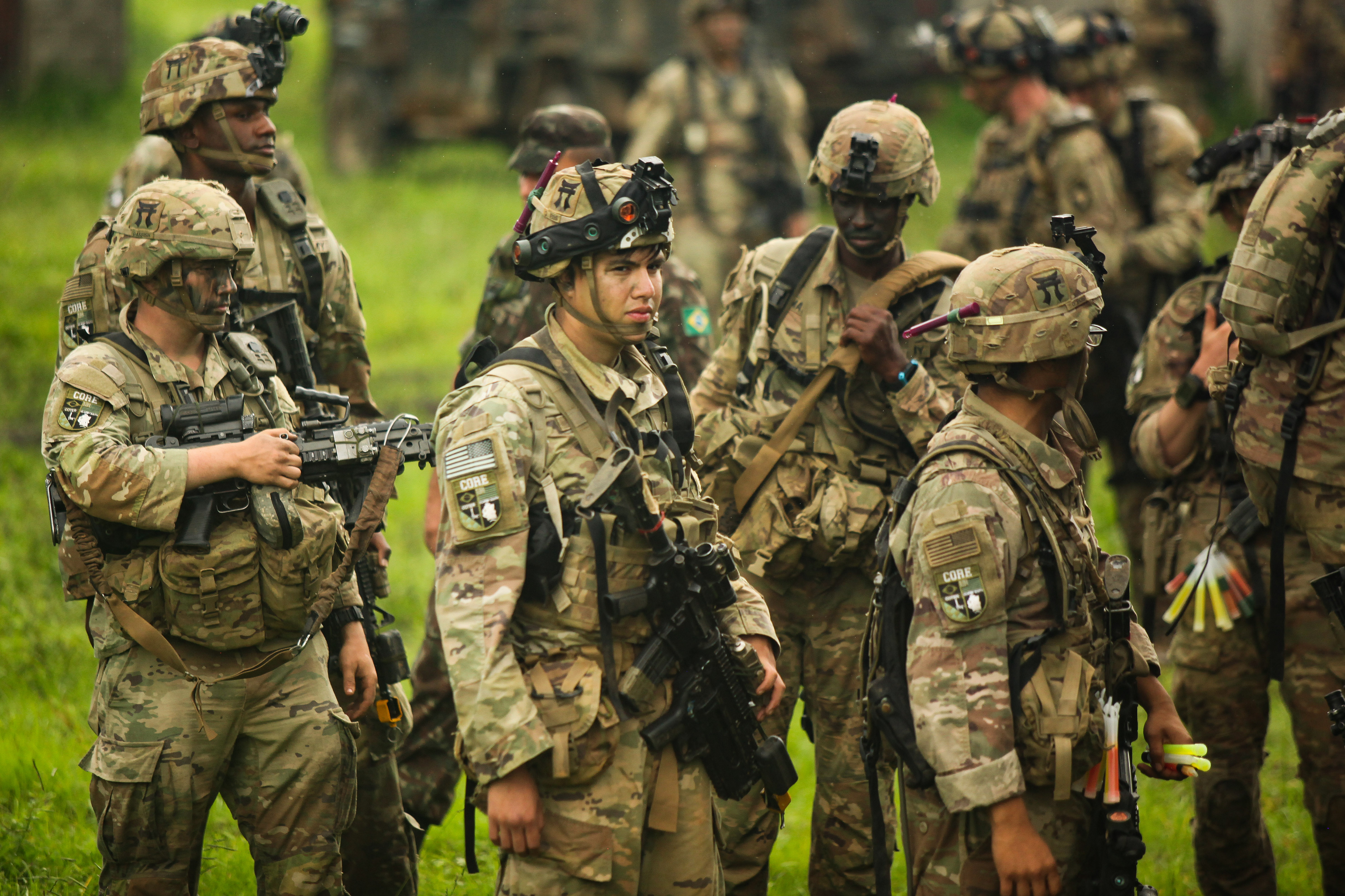 美國下令8,500名士兵進入戒備並準備在需要時佈署到歐洲。(AFP)
