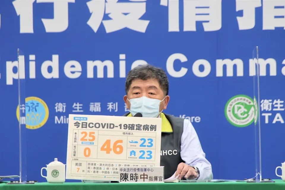 中央流行疫情指揮中心4日公布國內新增71例COVID-19確定病例，分別為25例本土個案及46例境外移入。 (圖:指揮中心)