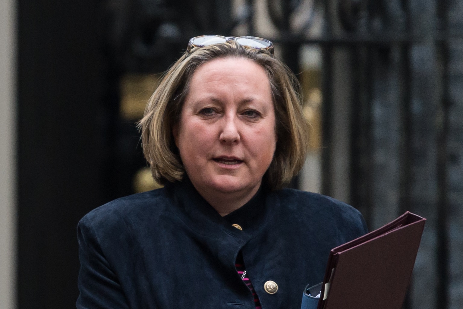 英國外交部印太區域事務國務大臣屈維里安(Anne-Marie Trevelyan)。 (AFP)