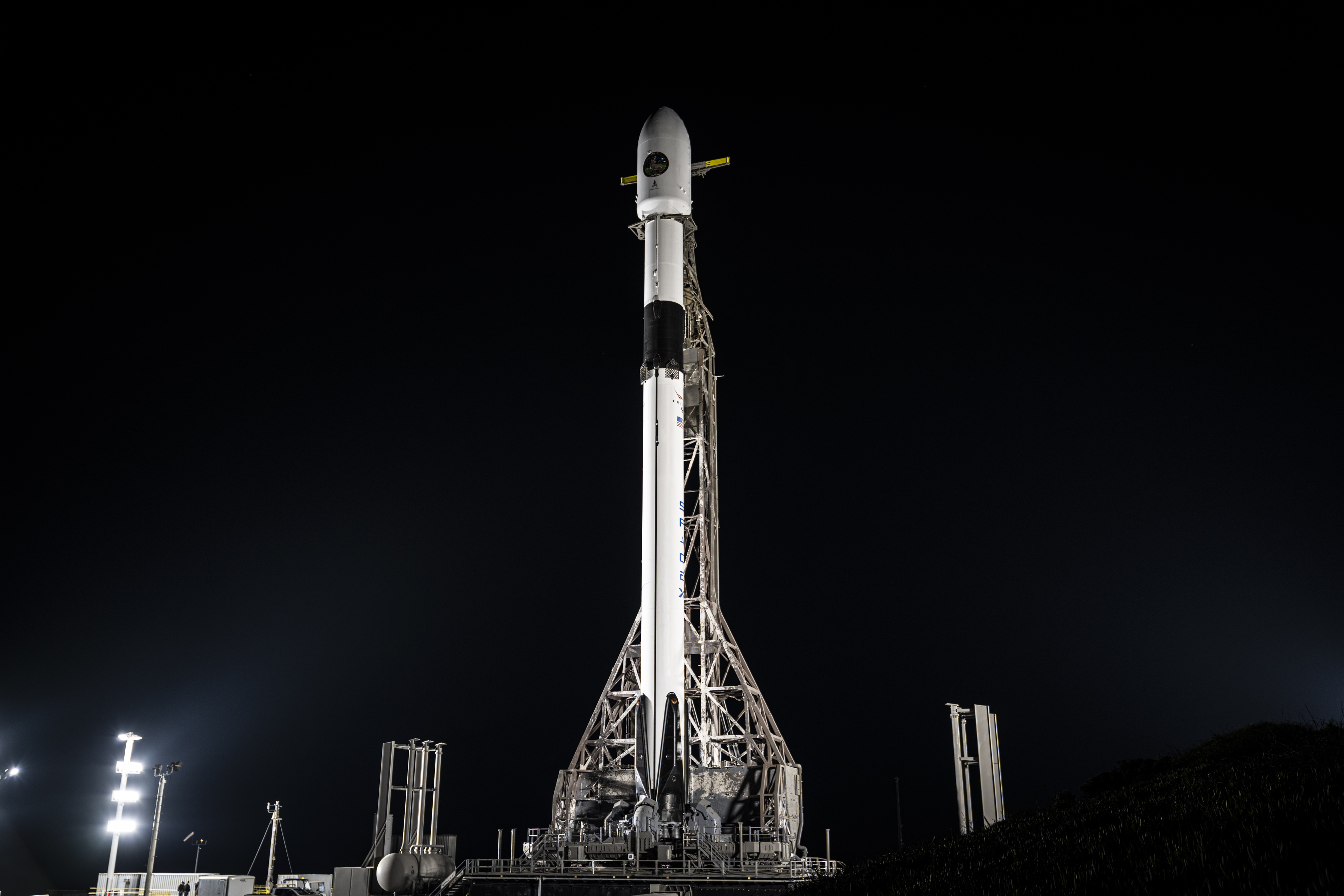 美國太空探索科技公司（SpaceX）2月3日發射49顆衛星進入軌道。 (圖:SpaceX)