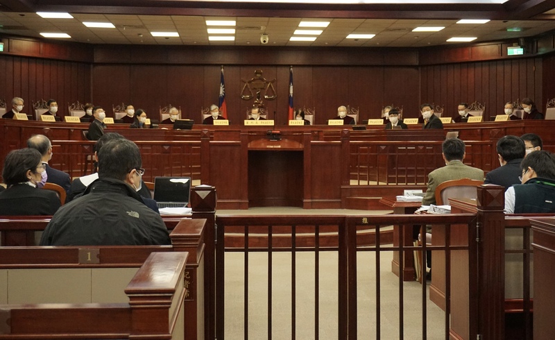 萊豬釋憲案22日進行言詞辯論。(圖：中央社)