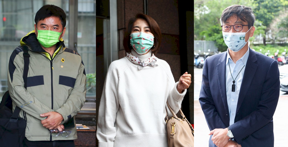 綠屏東三強之爭本週揭曉。民進黨縣市長黨內初選參選人莊瑞雄(左)、周春米(中)、鍾佳濱(右)。 (圖:中央社/央廣合成)