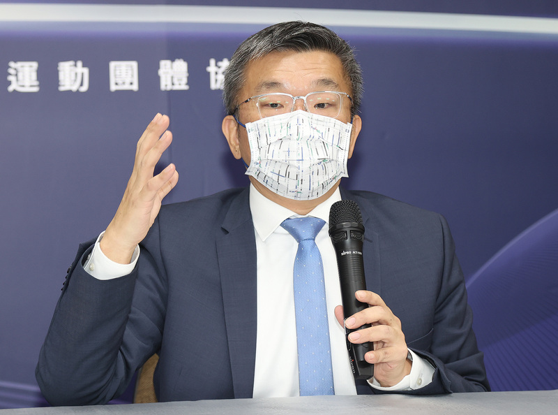 中華職棒會長蔡其昌（圖）表示，關於第6隊已經有初步結論，台鋼確定將在3月2日下午到聯盟遞交加盟意向書。 (圖：中央社)