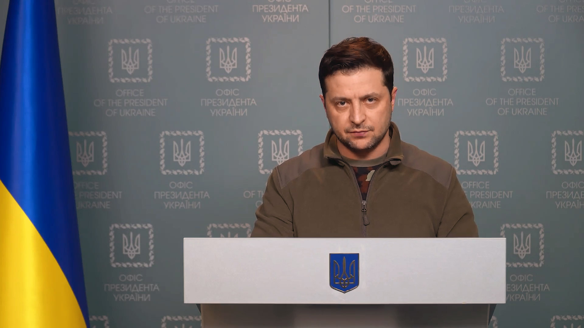 烏克蘭總統澤倫斯基(Volodymyr Zelensky)。(翻攝自烏克蘭總統府臉書)