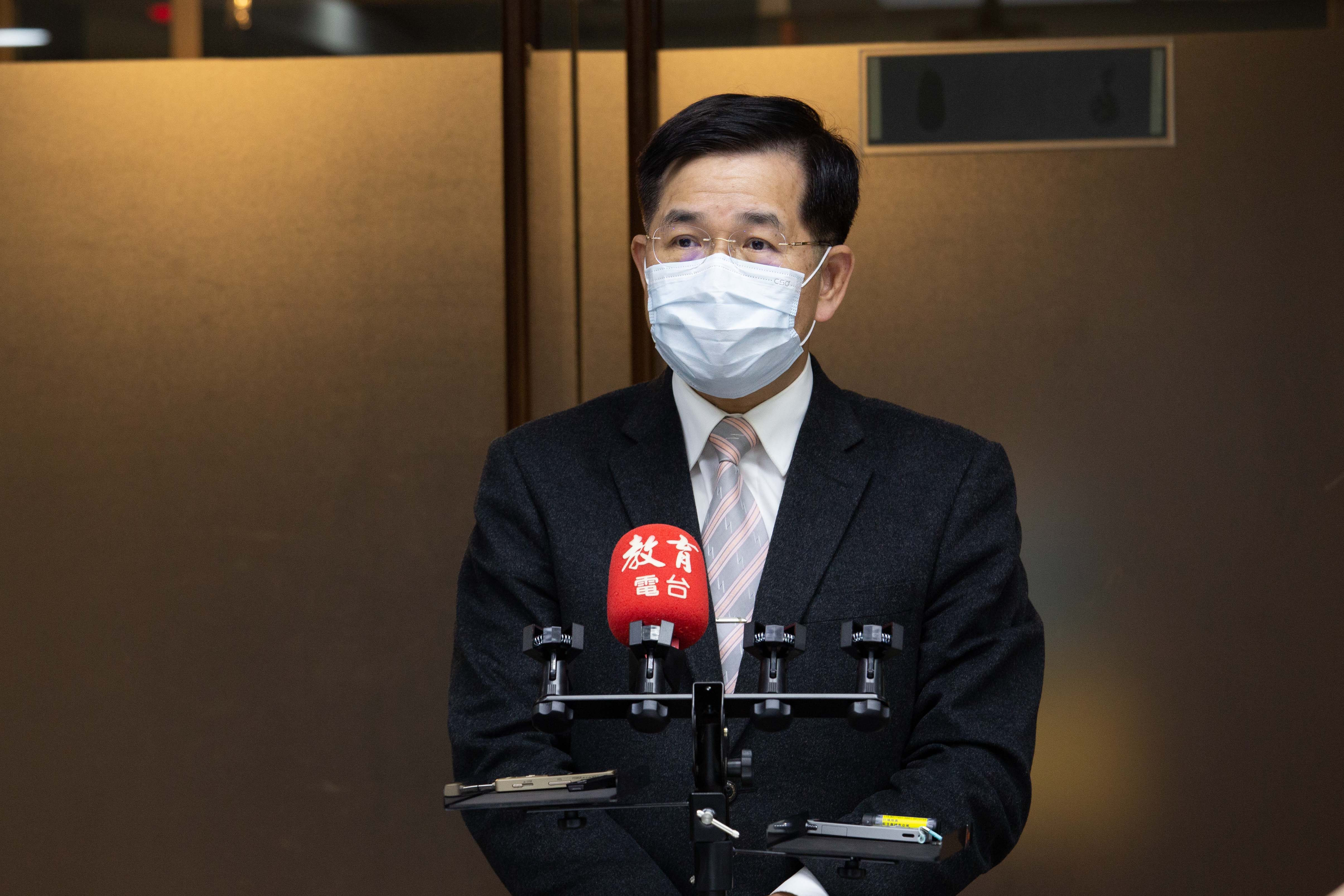 教育部長潘文忠表示，將持續支持大考中心建置題庫。(教育部提供)