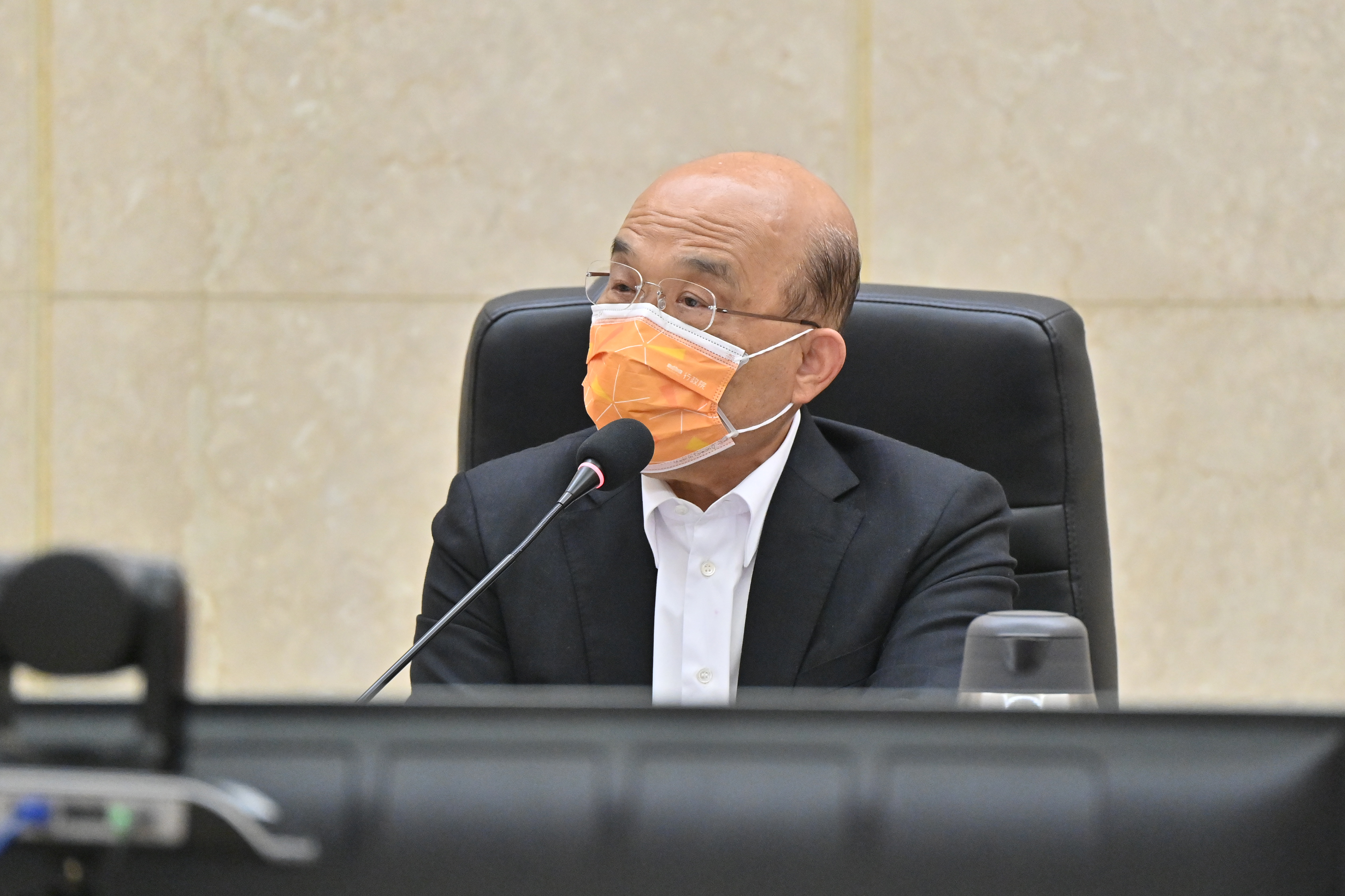 行政院長蘇貞昌2日主持行政院社會福利推動委員會第30次委員會議。 (圖:行政院提供)
