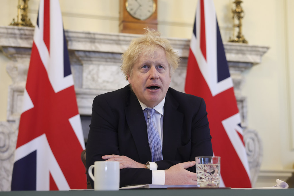 英國首相強生(Boris Johnson)。(資料照片／英國政府)