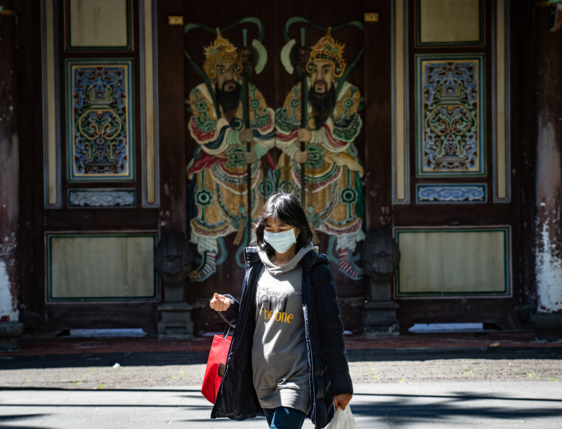 東北風影響竹苗低溫僅16度，中南部溫差大。 (圖：中央社)