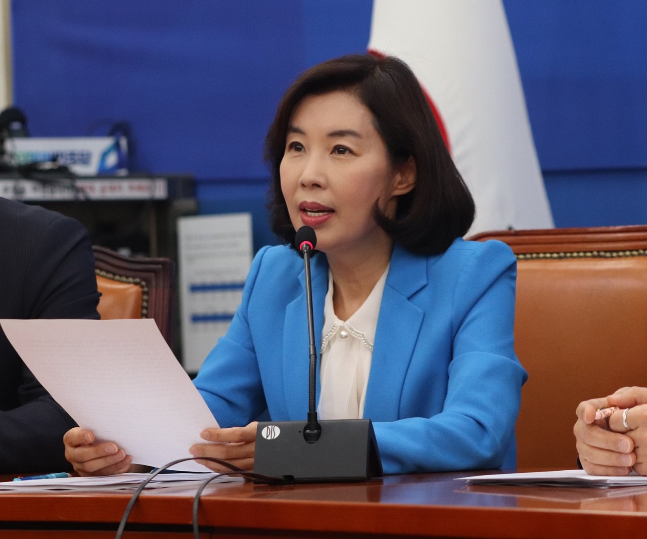 南韓青瓦臺發言人朴炅美8日表示，美國總統拜登已致函感謝南韓總統文在寅加入對俄羅斯的金融制裁與出口管制。(圖：朴炅美臉書)