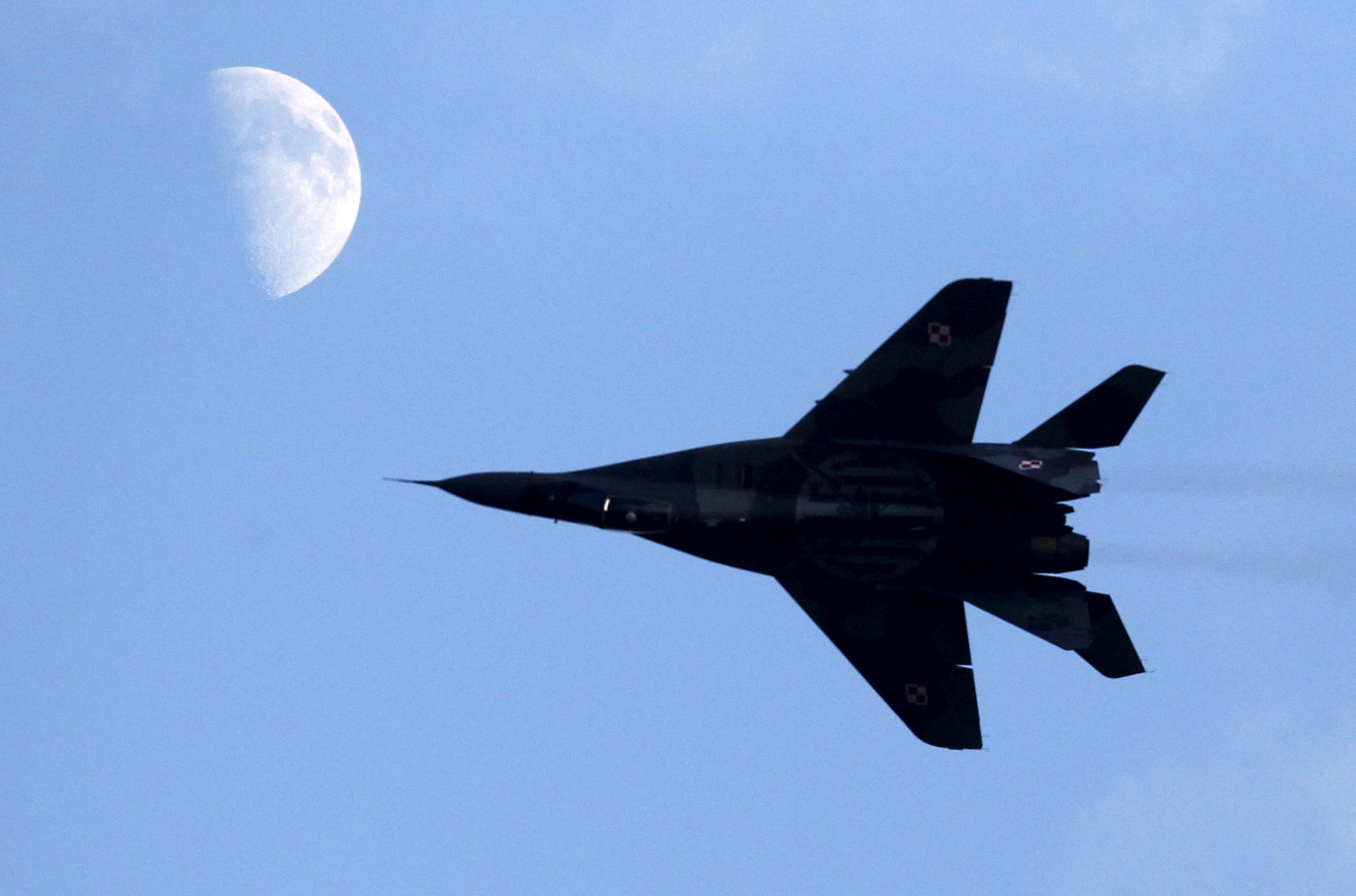 波蘭空軍的米格-29戰機。(路透社/達志影像)
