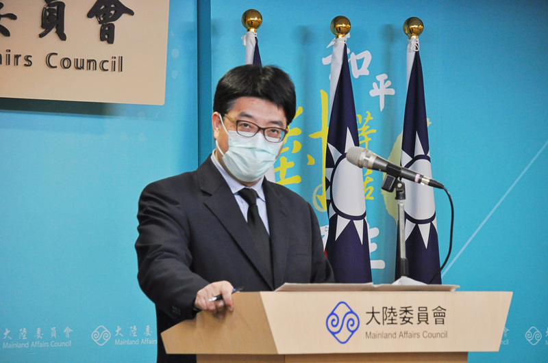 陸委會發言人邱垂正10日說，調解員非固定編制、未支薪，也不具核心權能，尚不違反兩岸條例。(圖：中央社)