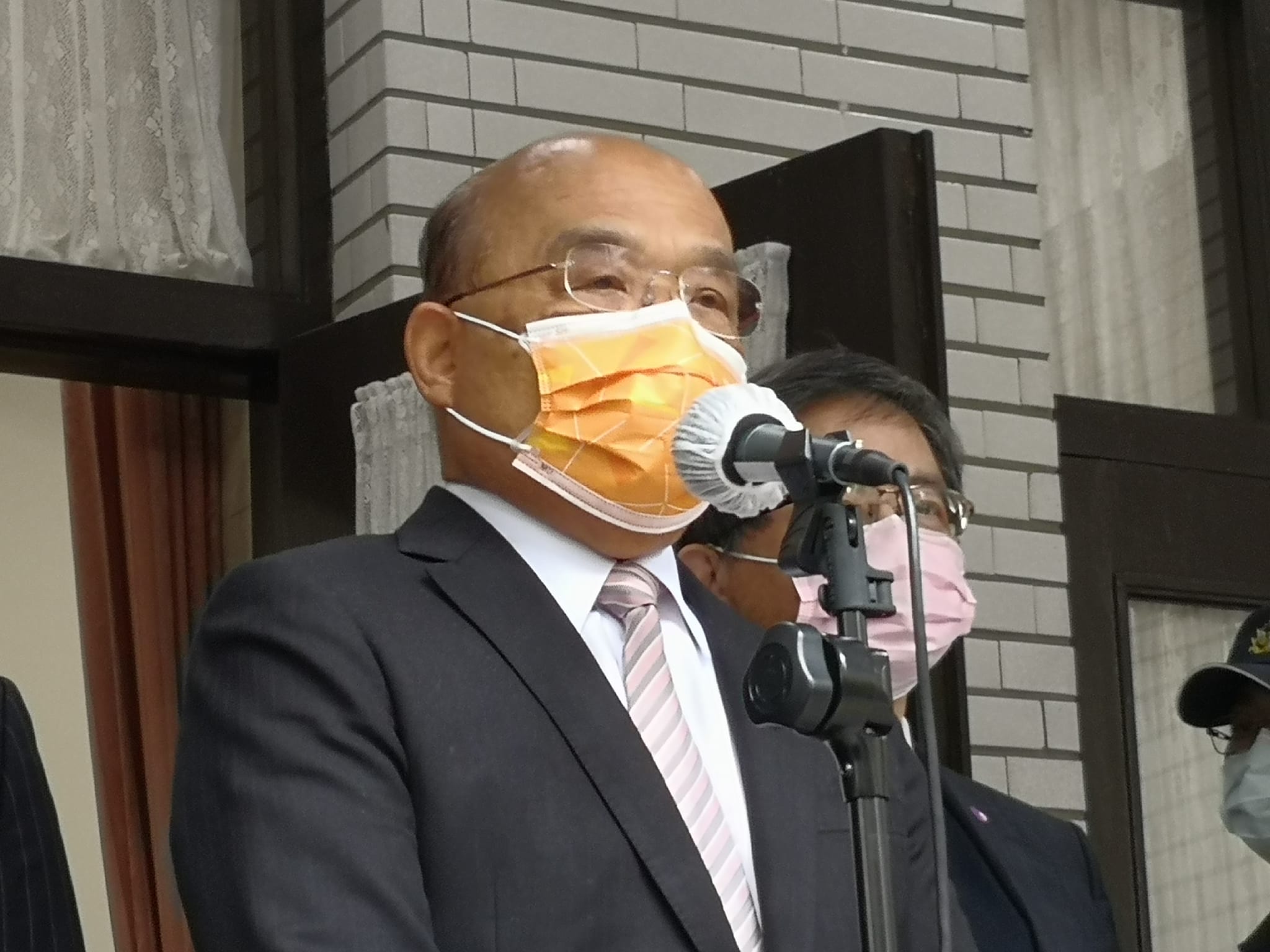 行政院長蘇貞昌5月1日將視察中央流行疫情指揮中心。(資料照/劉玉秋 攝)