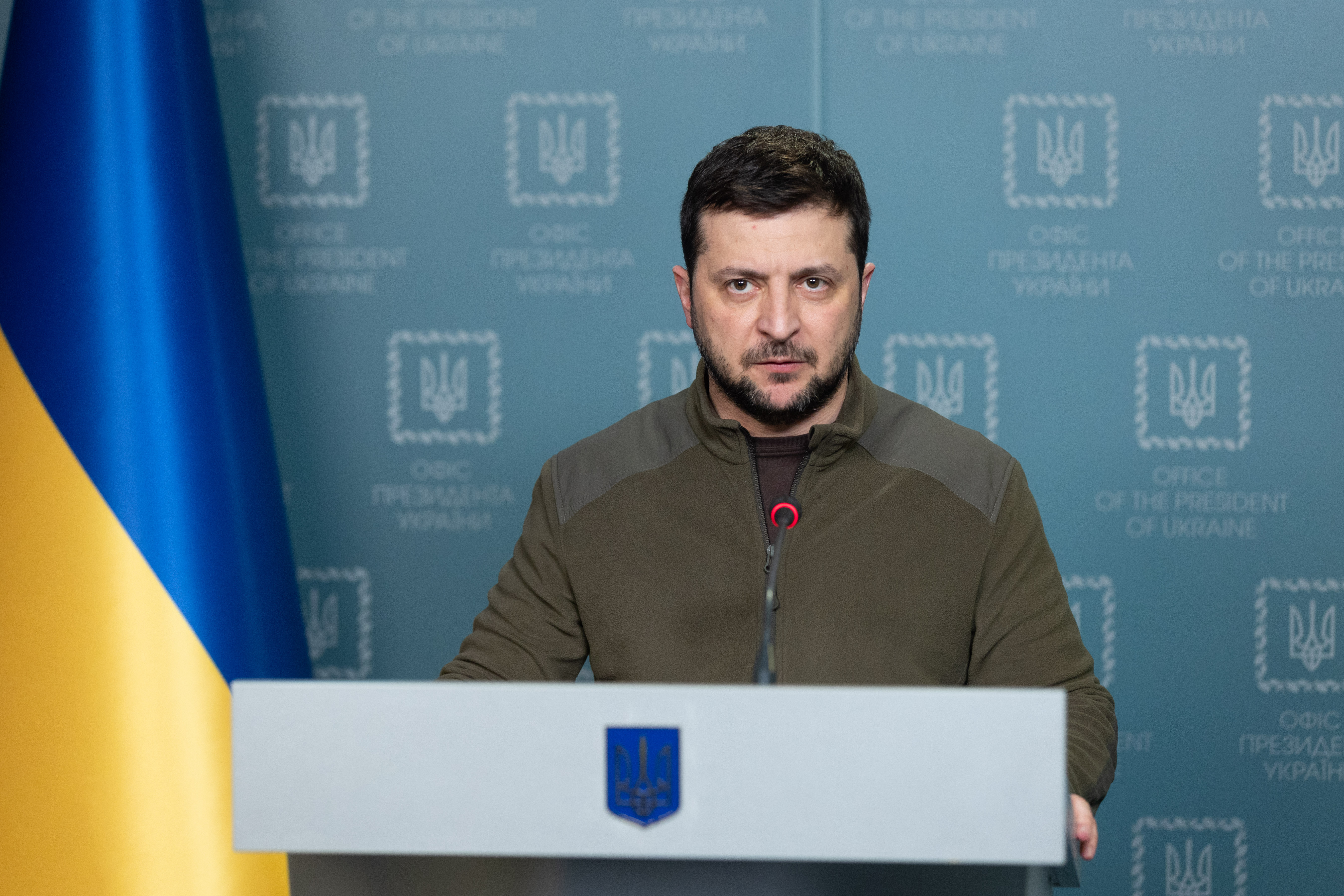 烏克蘭總統澤倫斯基(Volodymyr Zelensky)。(資料照片／AFP)