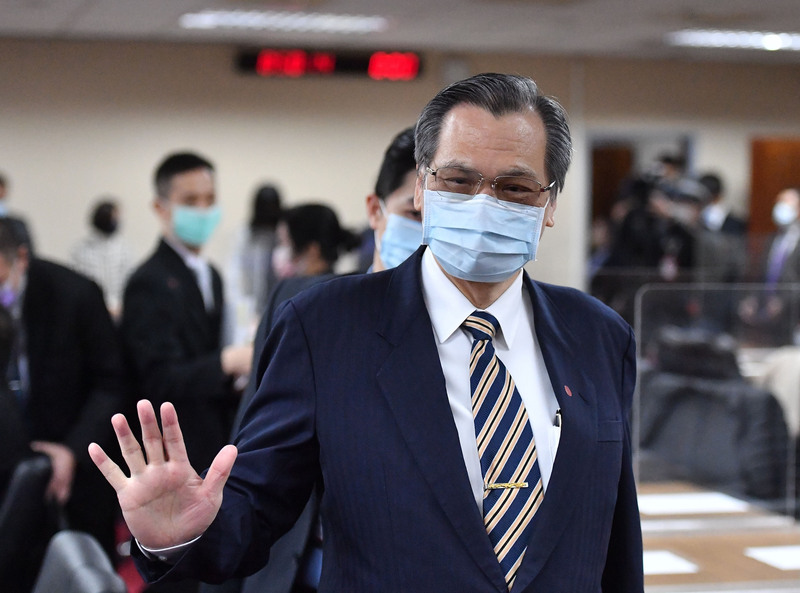 國安局長陳明通表示，若台大啟動學倫調查，將完整說明。 (圖：中央社檔案照片)