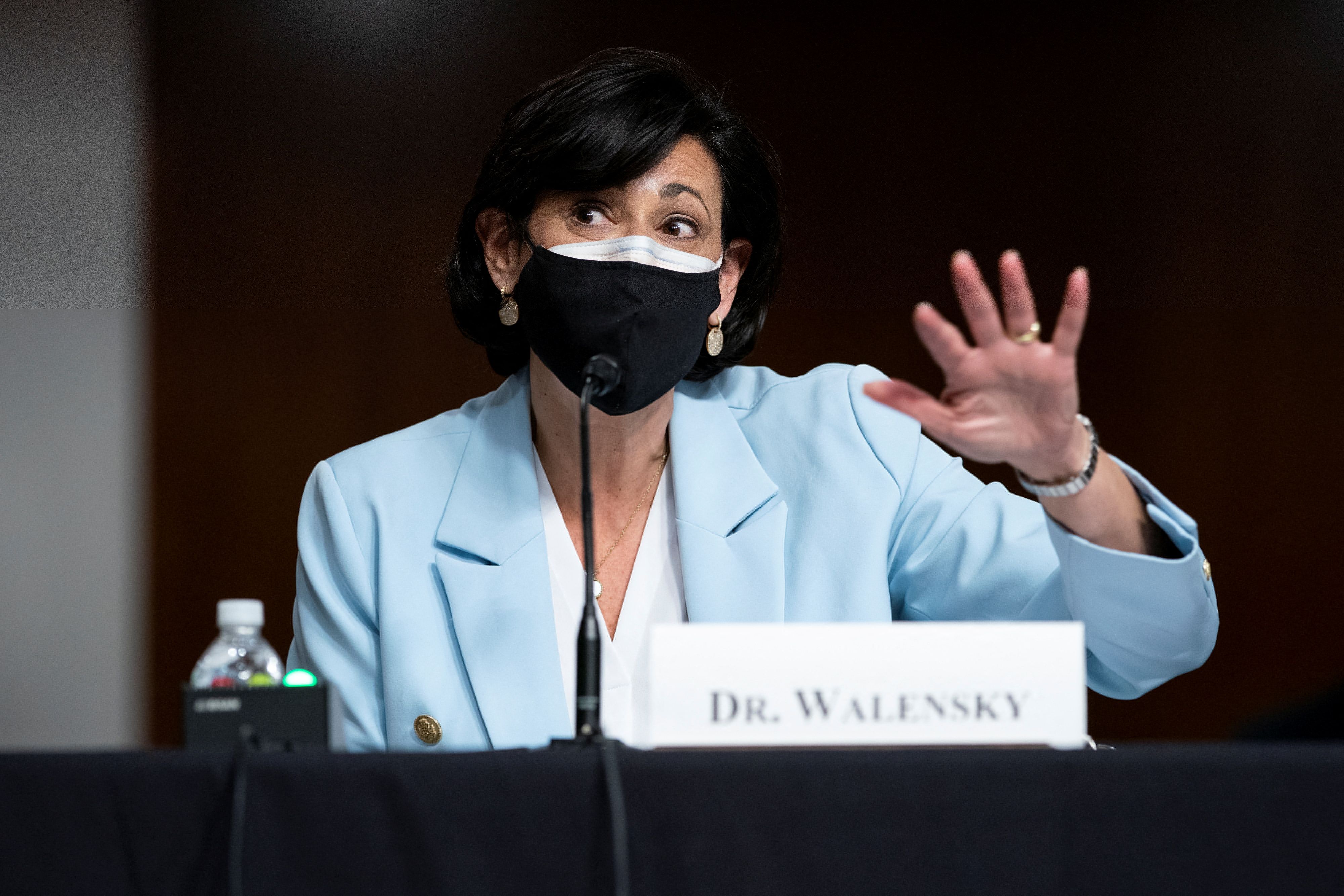 美國疾病管制預防中心(CDC)主任瓦倫斯基(Rochelle Walensky)(路透社/達志影像)
