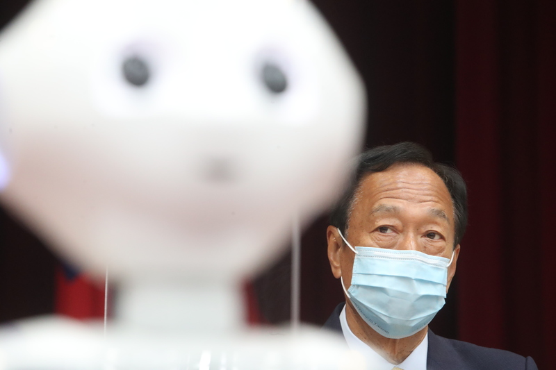 鴻海集團創辦人郭台銘。 (圖：中央社)