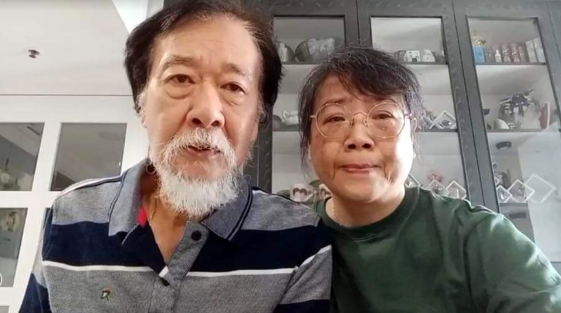 台灣留學生曾以琳在韓國首爾街頭遭酒駕慣犯撞死，肇事者被判8年徒刑，韓國最高法院以違憲發回重審，29日結果出爐，維持原判。曾以琳父親曾慶暉（左）透過影片感謝法官的正義與勇氣。（曾慶暉提供）(圖：中央社)