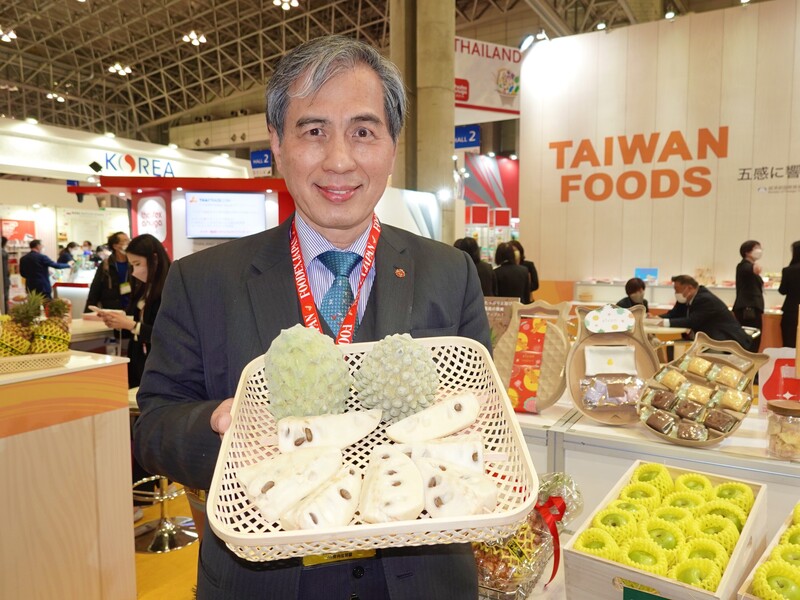 台灣並非國際展覽局會員國，無法以台灣名參展2025年大阪世博，將以玉山數位科技株式會社之名參展。圖為玉山數位科技社長、台貿中心東京事務所所長陳英顯。 (圖：中央社)