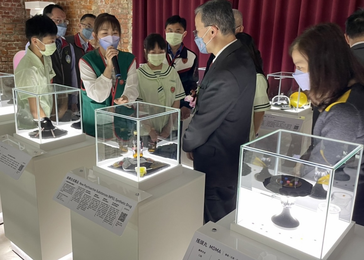 反毒教育特展在台南文創園區展出。(教育部提供)