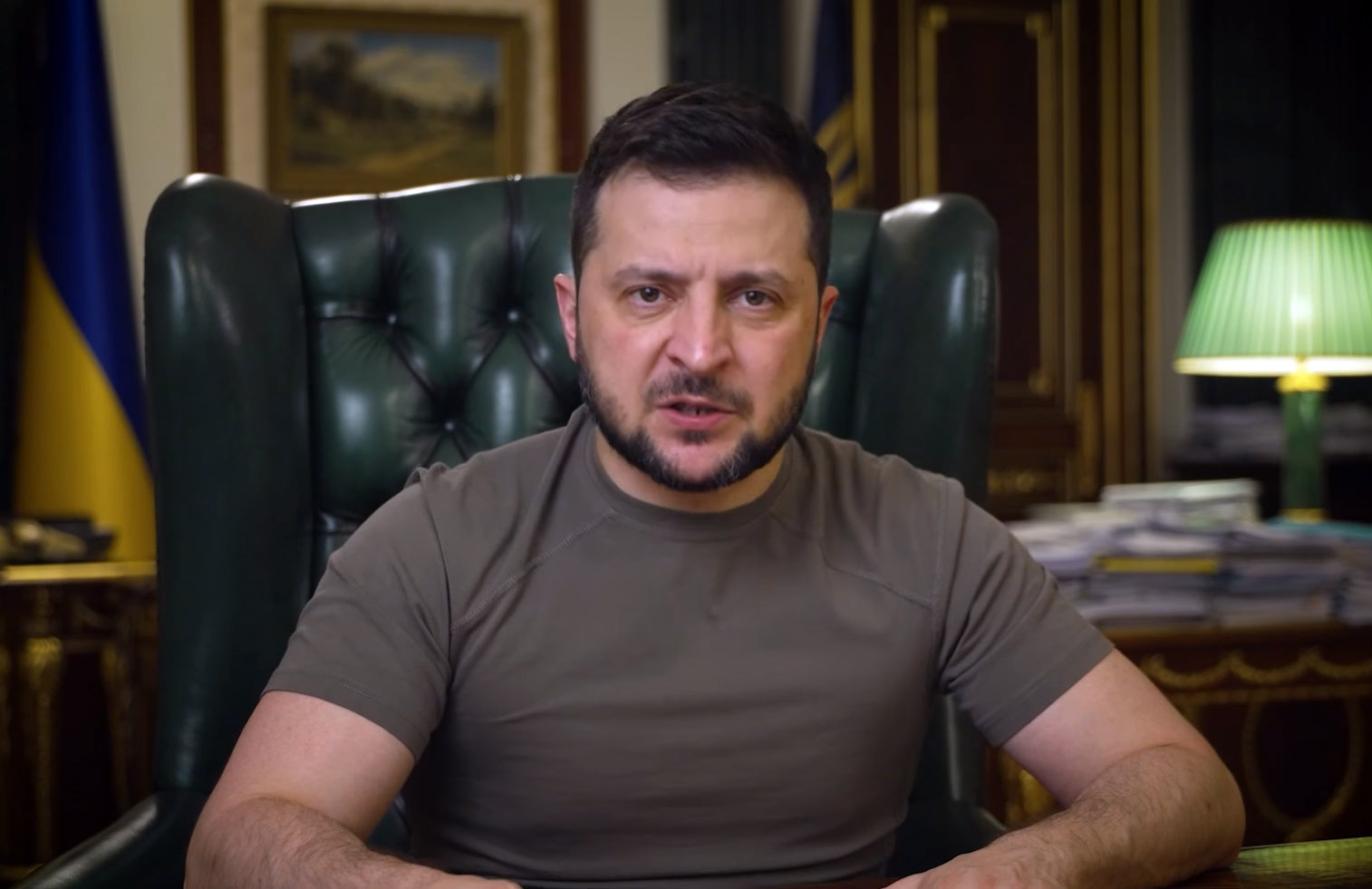 烏克蘭總統澤倫斯基(Volodymyr Zelenskiy)5日表示，對他的國家而言，與俄國談判是「唯一選擇」。(翻攝自澤倫斯基臉書)