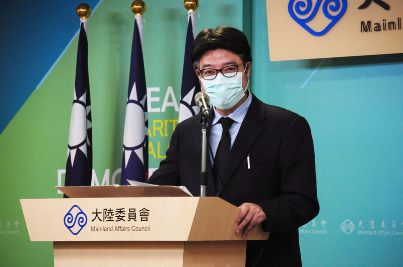 大陸委員會發言人邱垂正。 (圖：中央社)