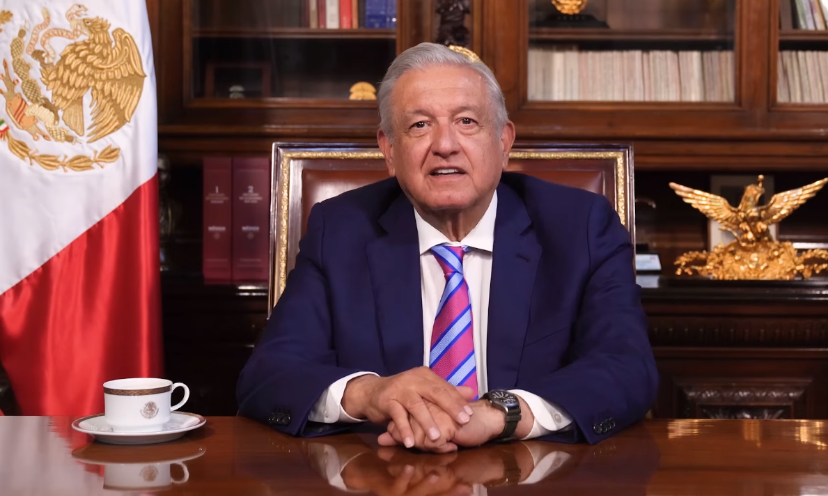 墨西哥總統羅培茲歐布拉多(Andres Manuel Lopez Obrador)發表影片表示，不接受入侵烏克蘭，但在俄烏之間保持中立，不制裁俄羅斯。（FB/opezobrador.org.mx)