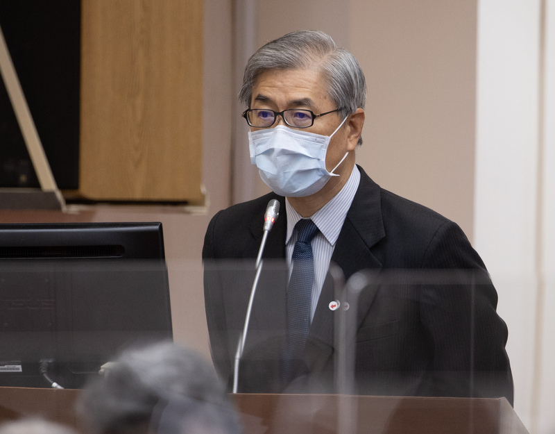 金管會主委黃天牧（圖）11日赴立法院財政委員會備詢。 (圖：中央社)